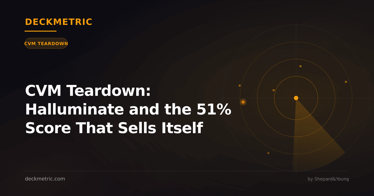 CVM Teardown: Halluminate and the 51% Score That Sells Itself