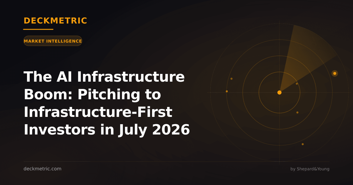 The AI Infrastructure Boom: Pitching to Infrastructure-First Investors in July 2026
