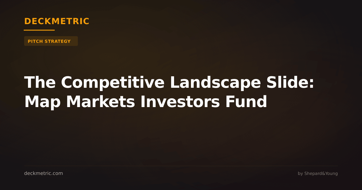 The Competitive Landscape Slide: Map Markets Investors Fund