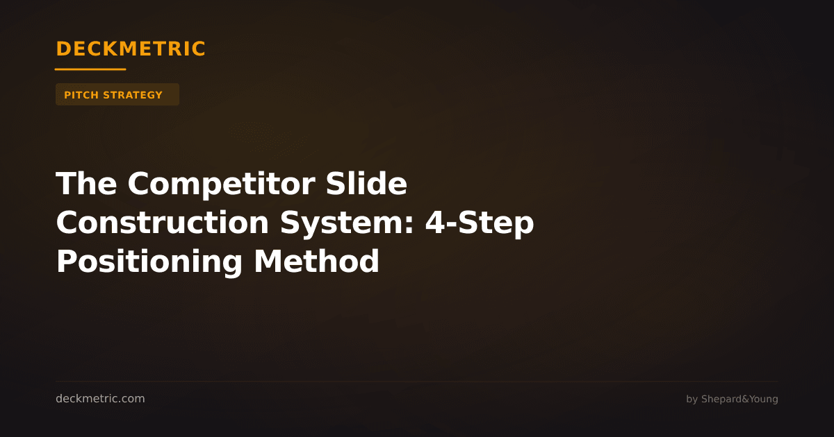 The Competitor Slide Construction System: 4-Step Positioning Method