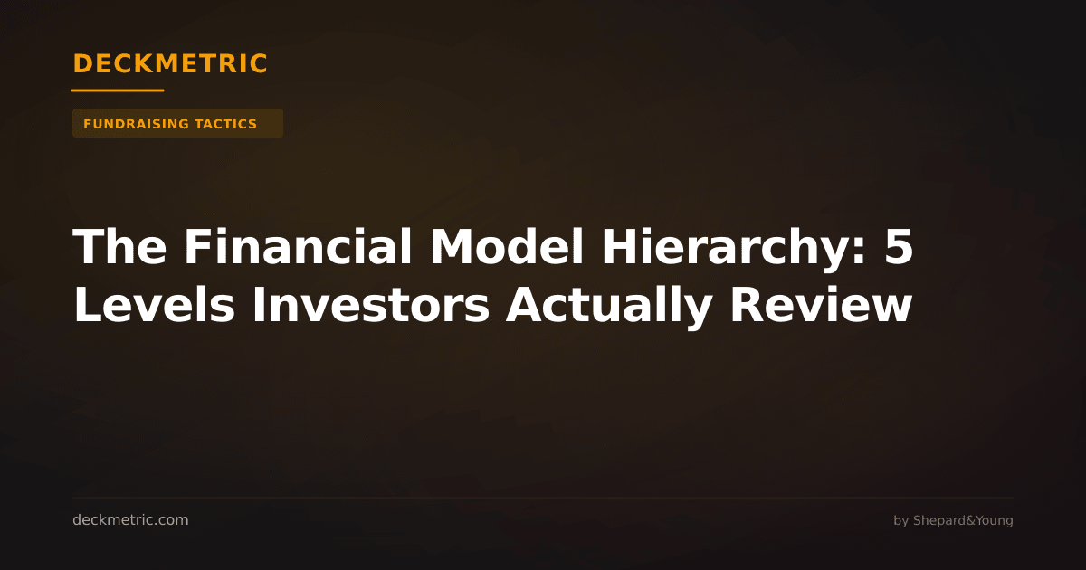 The Financial Model Hierarchy: 5 Levels Investors Actually Review