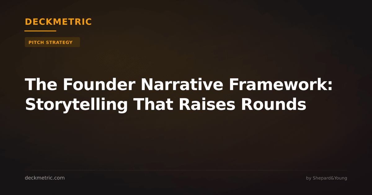 The Founder Narrative Framework: Storytelling That Raises Rounds