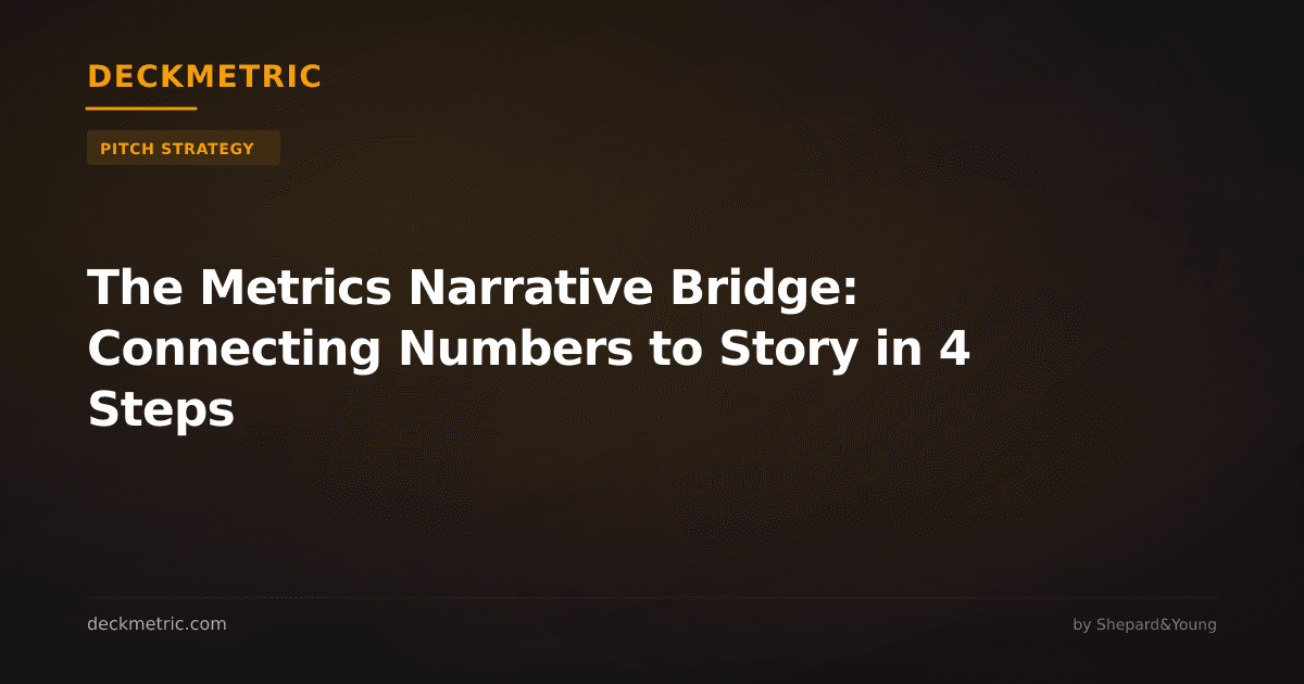 The Metrics Narrative Bridge: Connecting Numbers to Story in 4 Steps