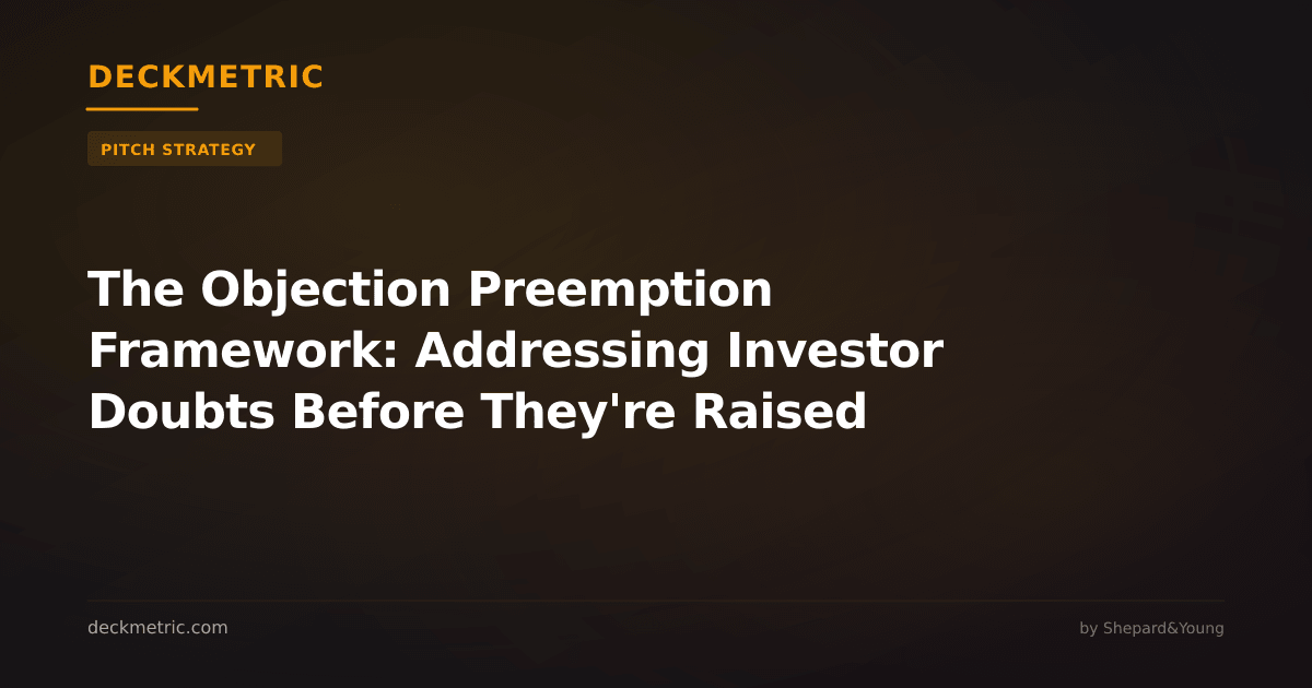 The Objection Preemption Framework: Addressing Investor Doubts Before They're Raised