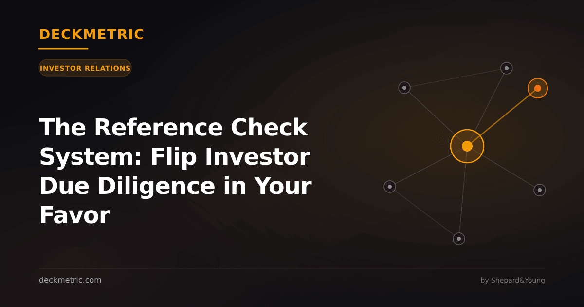 The Reference Check System: Flip Investor Due Diligence in Your Favor