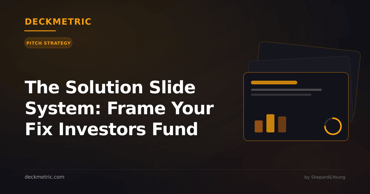 The Solution Slide System: Frame Your Fix Investors Fund