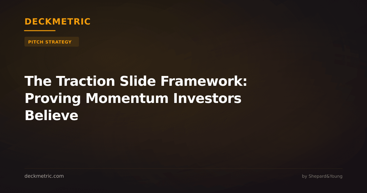 The Traction Slide Framework: Proving Momentum Investors Believe