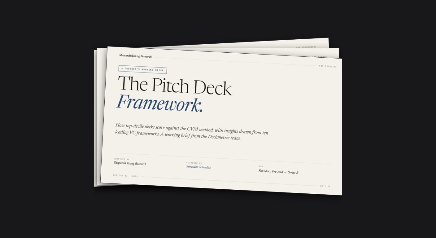 Pitch Deck Framework Guide cover image