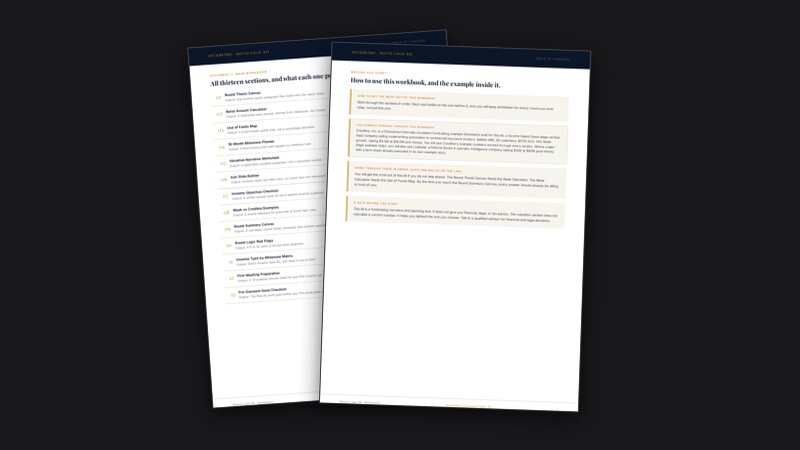 Preview of two pages from the Round Logic Main Workbook PDF